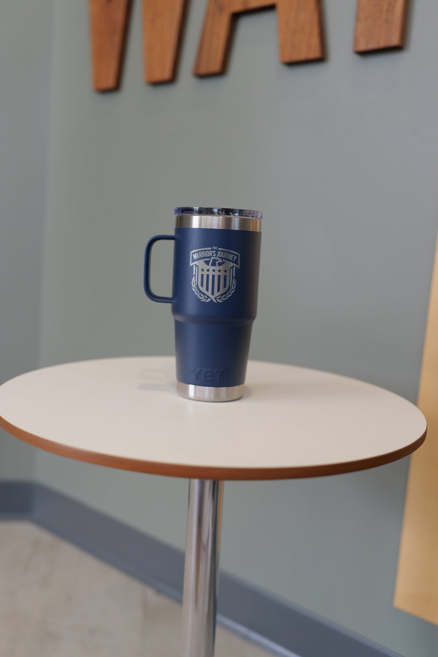 The Warrior's Journey Yeti Tumbler w/ Handle - 20oz(Dark Blue)