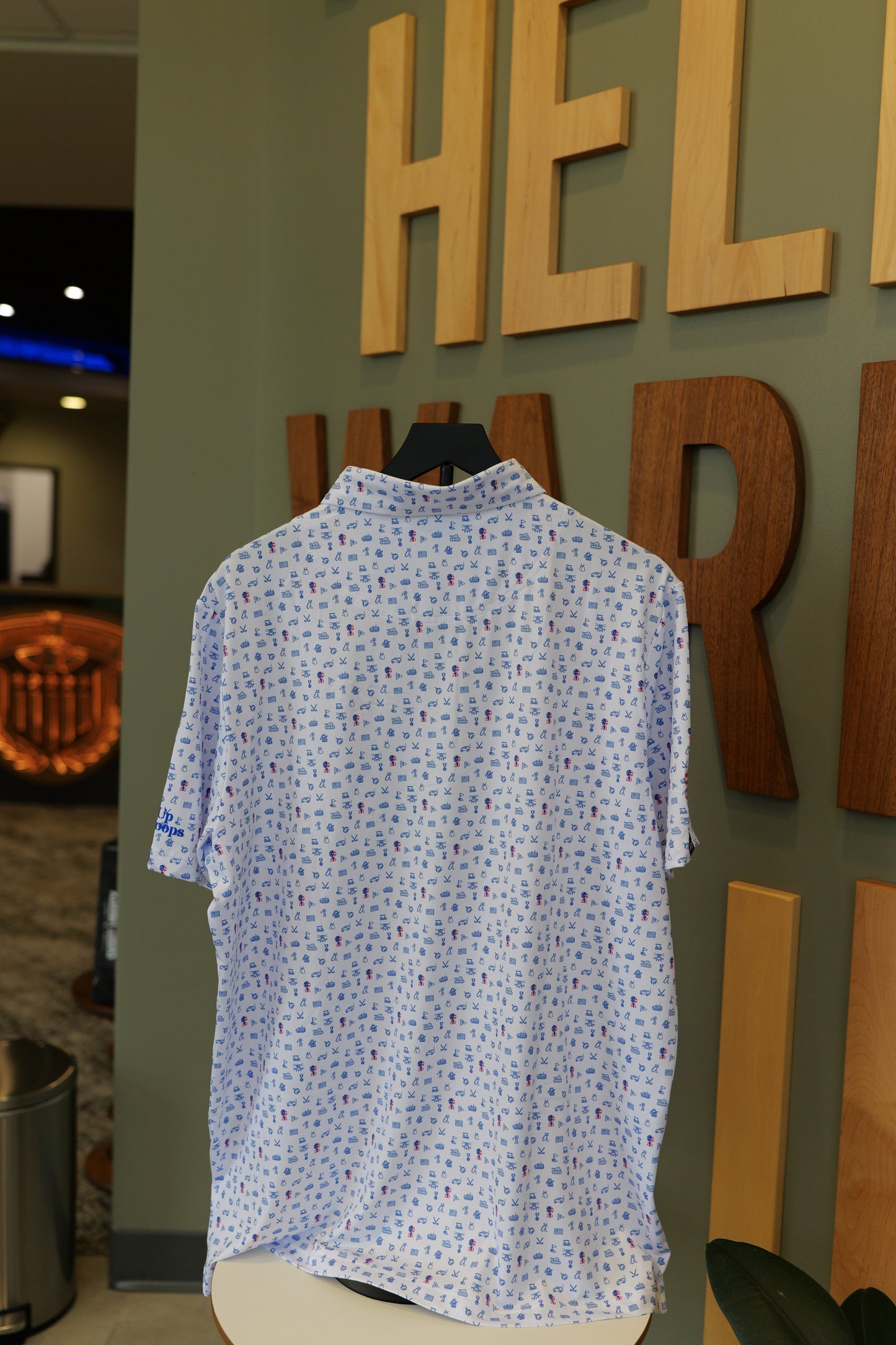 Polo - LGNDY (White w/ Blue)